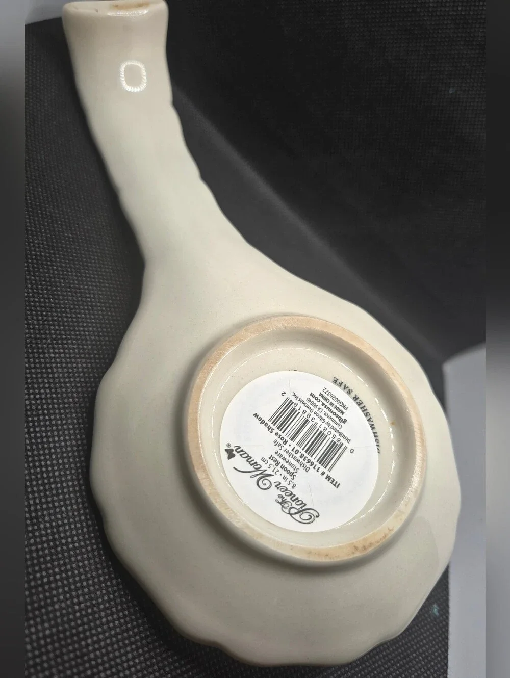 The Pioneer Woman Cream Ceramic Spoon Rest